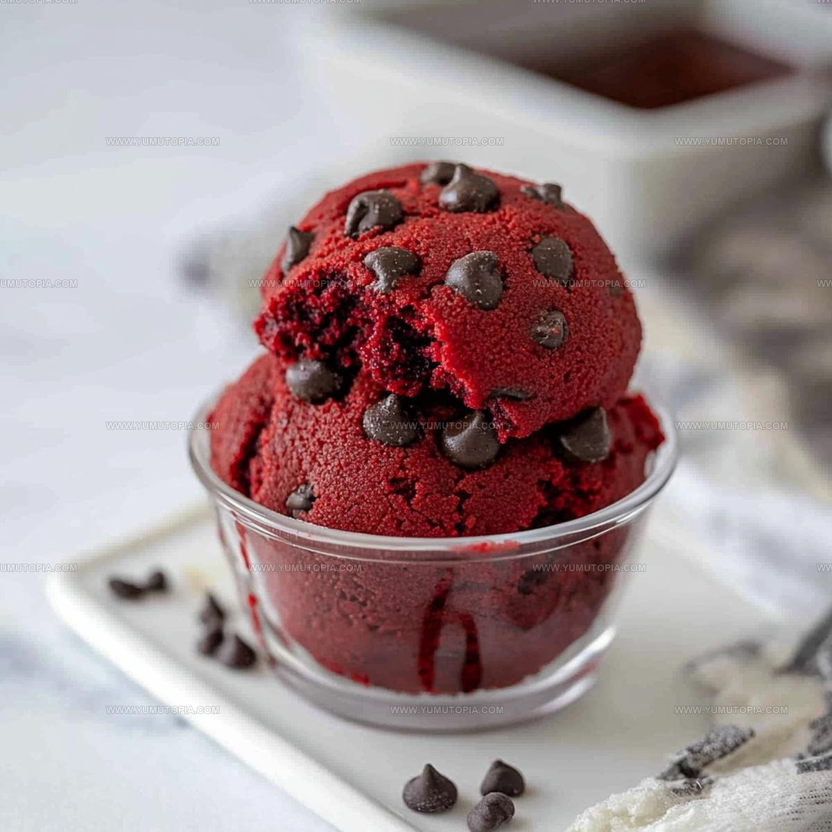 Luscious Red Velvet Cookie Dough Recipe