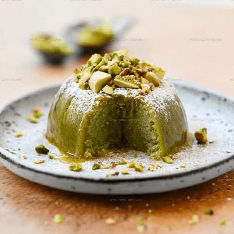 Pistachio Lava Cake Recipe