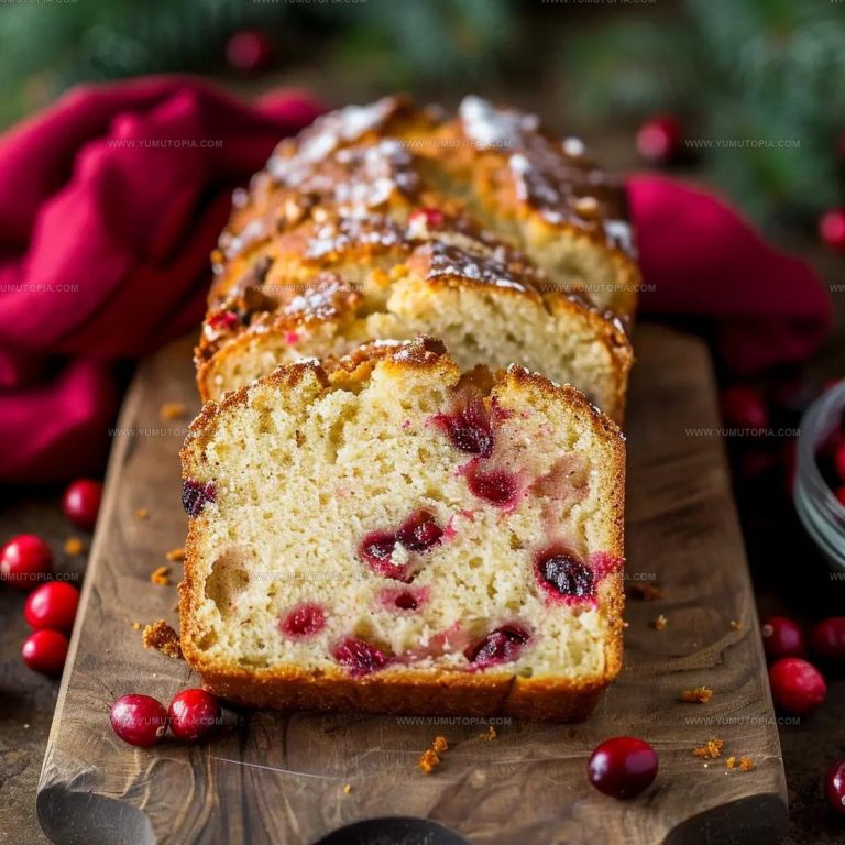 Cranberry Bread with Orange Glaze Recipe