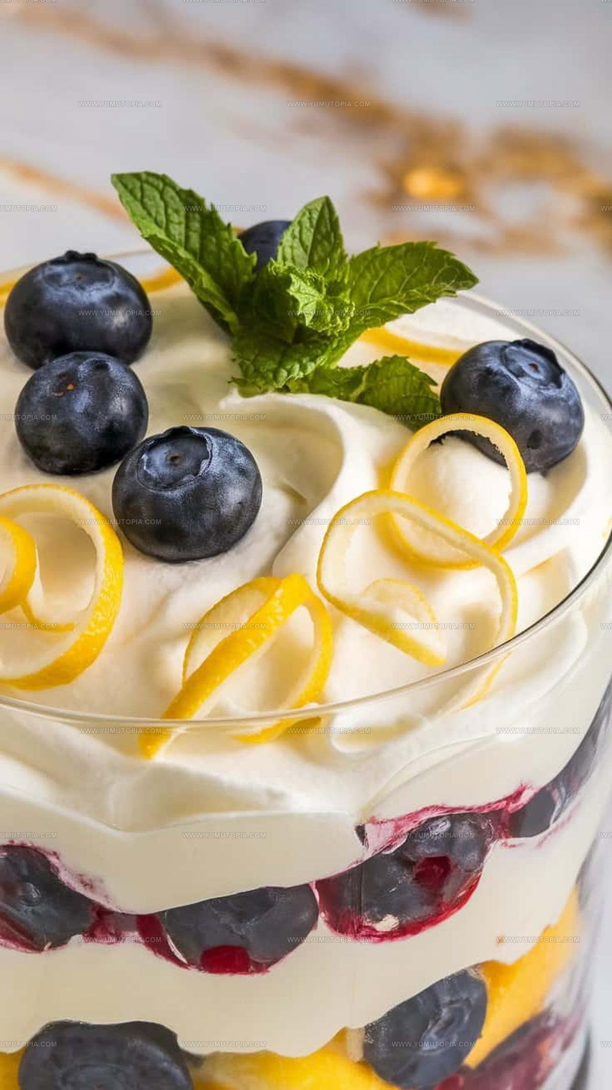 Meyer Lemon Blueberry Trifle Recipe