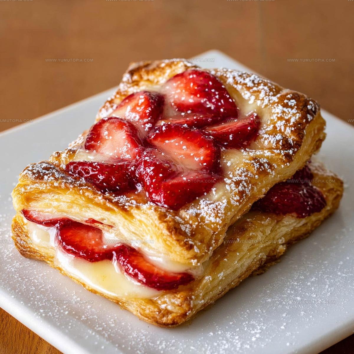 Strawberry Danish Puff Pastry Recipe