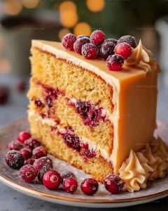 Cranberry Orange Layer Cake With Citrus Buttercream Recipe