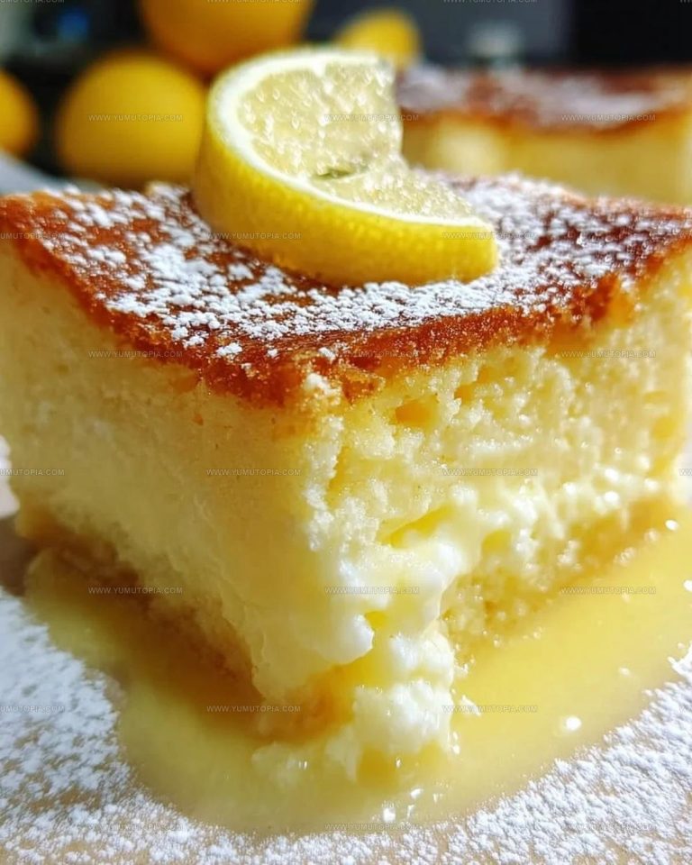 Custard-Style Lemon Custard Cake Recipe