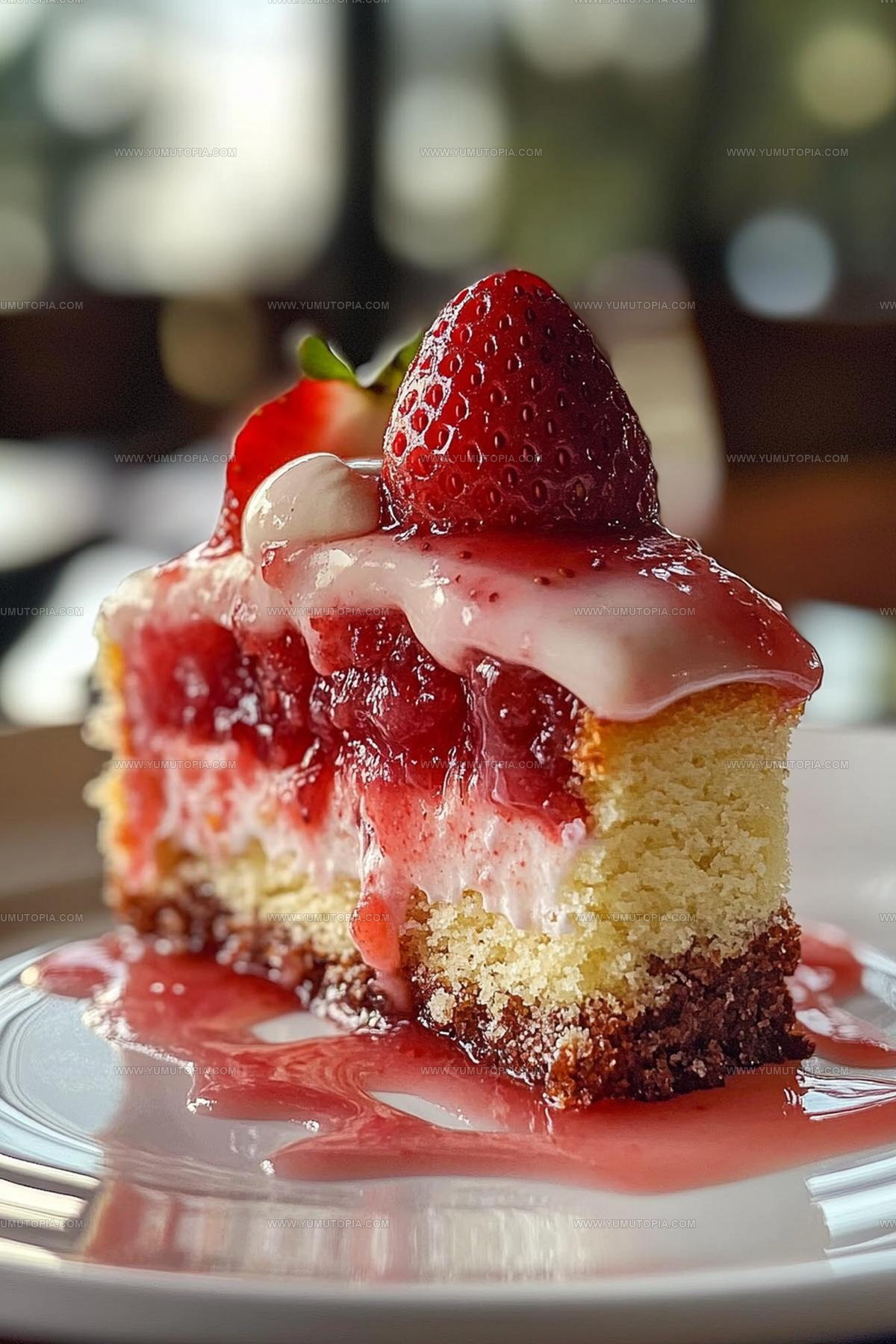 Strawberry Honeybun Cake Recipe