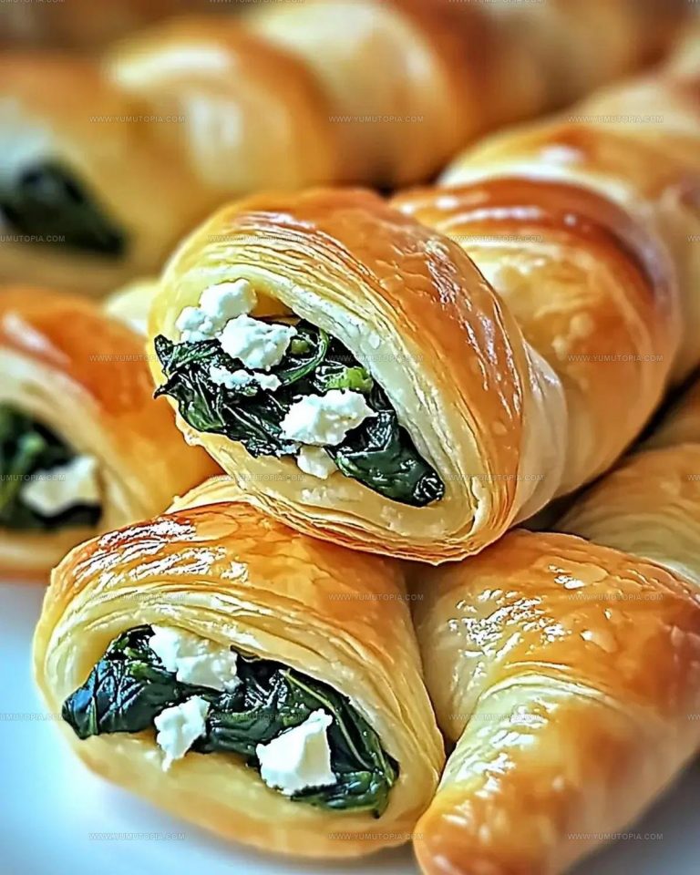 Savory Bakery Spinach Feta Puff Pastry Twists Recipe