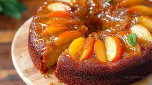Fresh Fruit Peach Bundt Cake Recipe