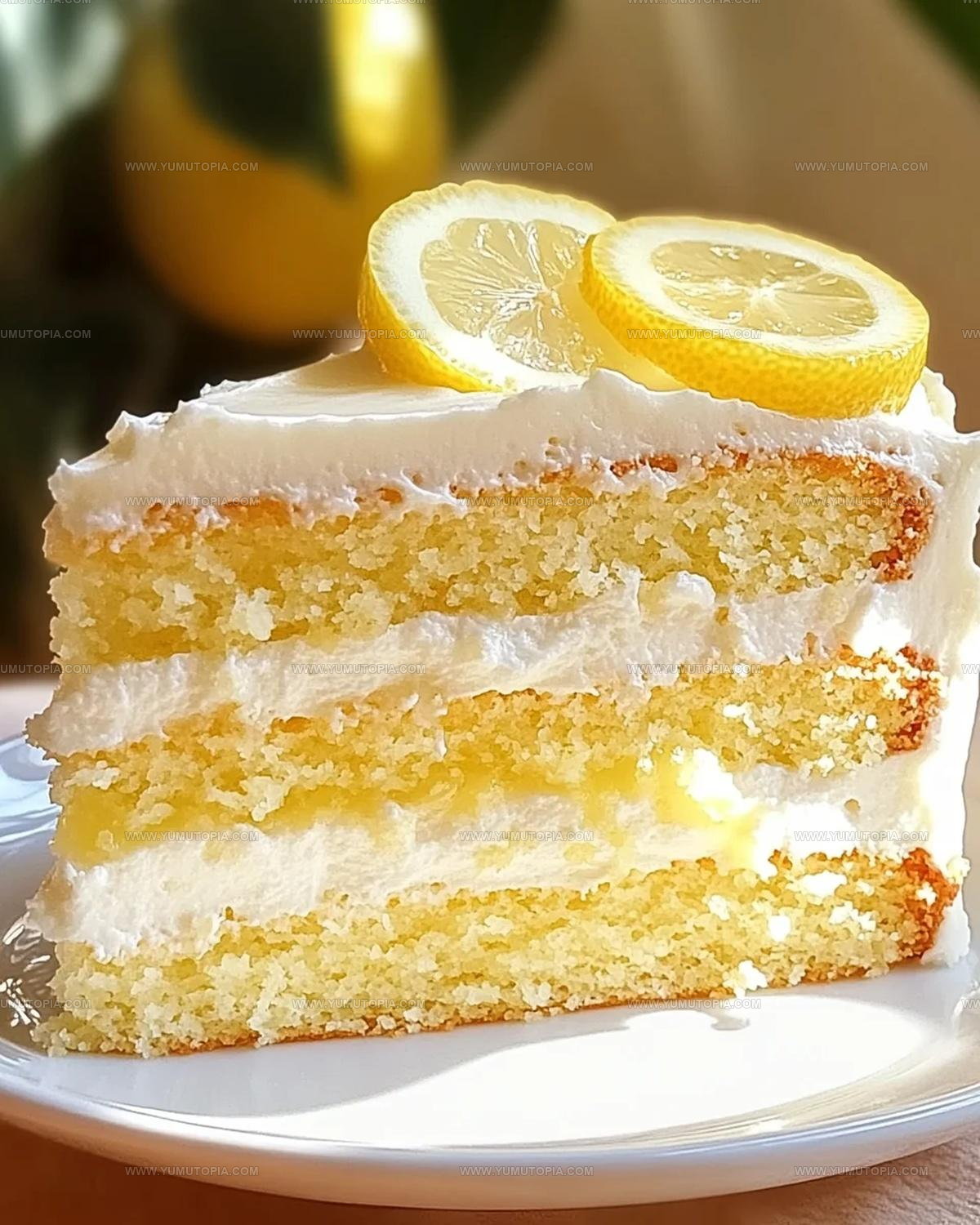 Lemon Layer Cake With Lemon Curd Recipe