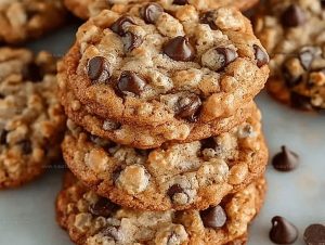 Crunchy Rice Krispie Chocolate Chip Cookies Recipe