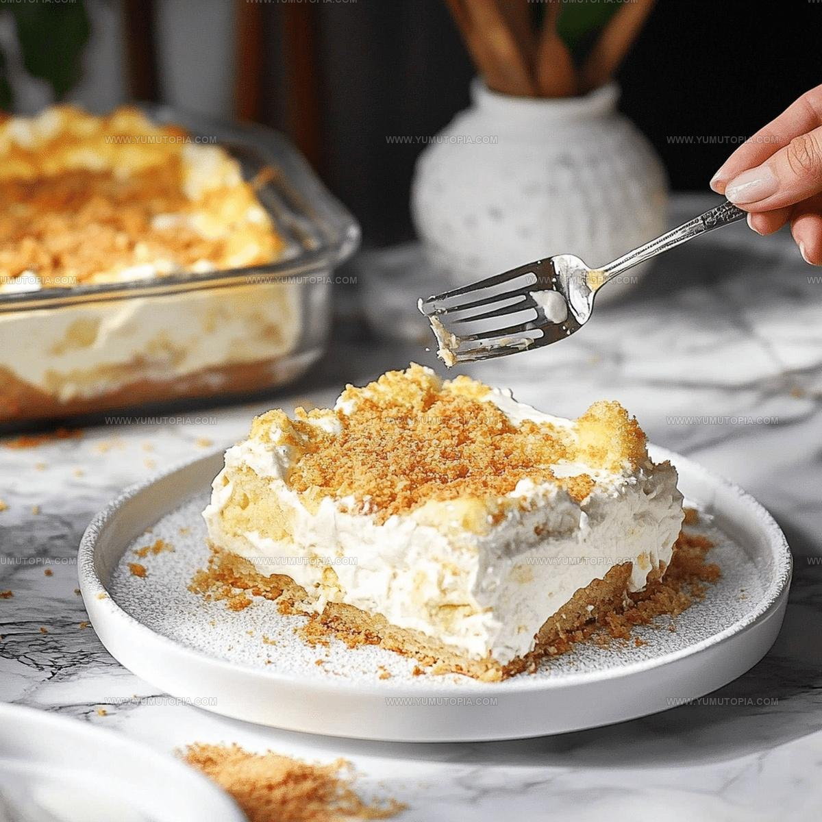 Creamy No Bake Pineapple Cake Recipe