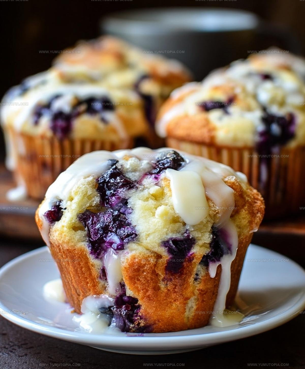 Rich Batter Blueberry Cream Cheese Muffins Recipe