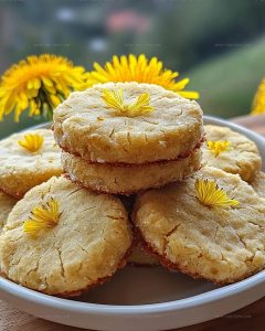 Dandelion Cookies Recipe