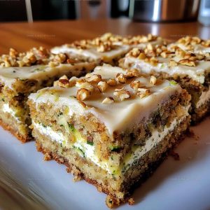 Frosted Zucchini Bars Recipe