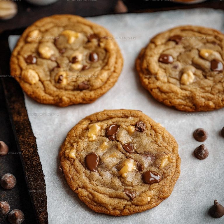 Caramel Peanut Butter Chocolate Chip Cookies Recipe