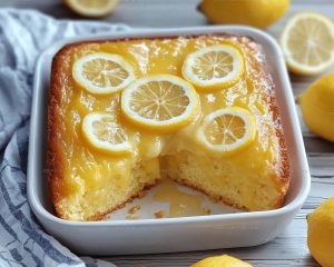 Zesty Glazed Lemon Cake Recipe