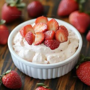 Party-Style Strawberry Cheesecake Dip Recipe