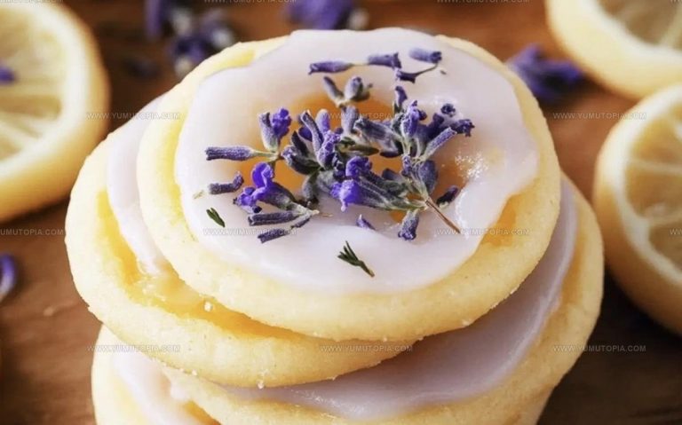Floral-Infused Lemon Lavender Cookies Recipe