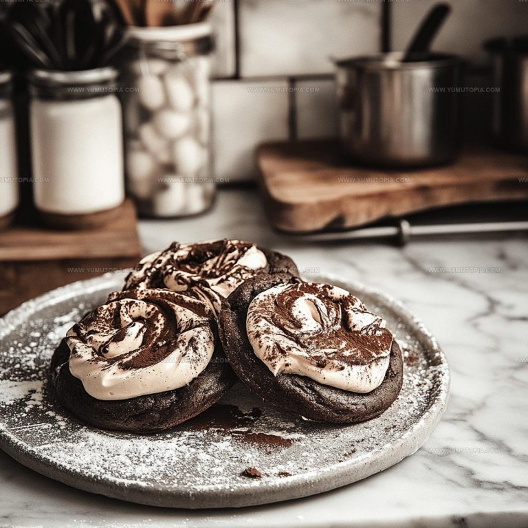 Swirled Center Chocolate Marshmallow Swirl Cookies Recipe