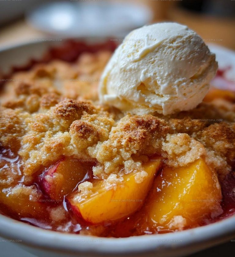 Ridiculously Easy Peach Cobbler Recipe