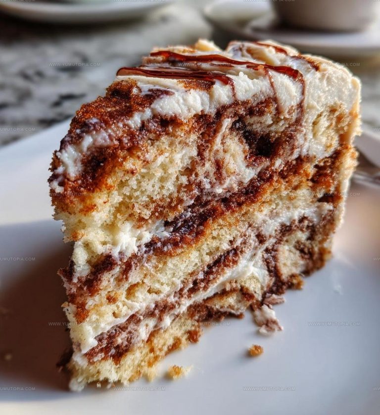 Cinnamon Roll Layer Cake Recipe