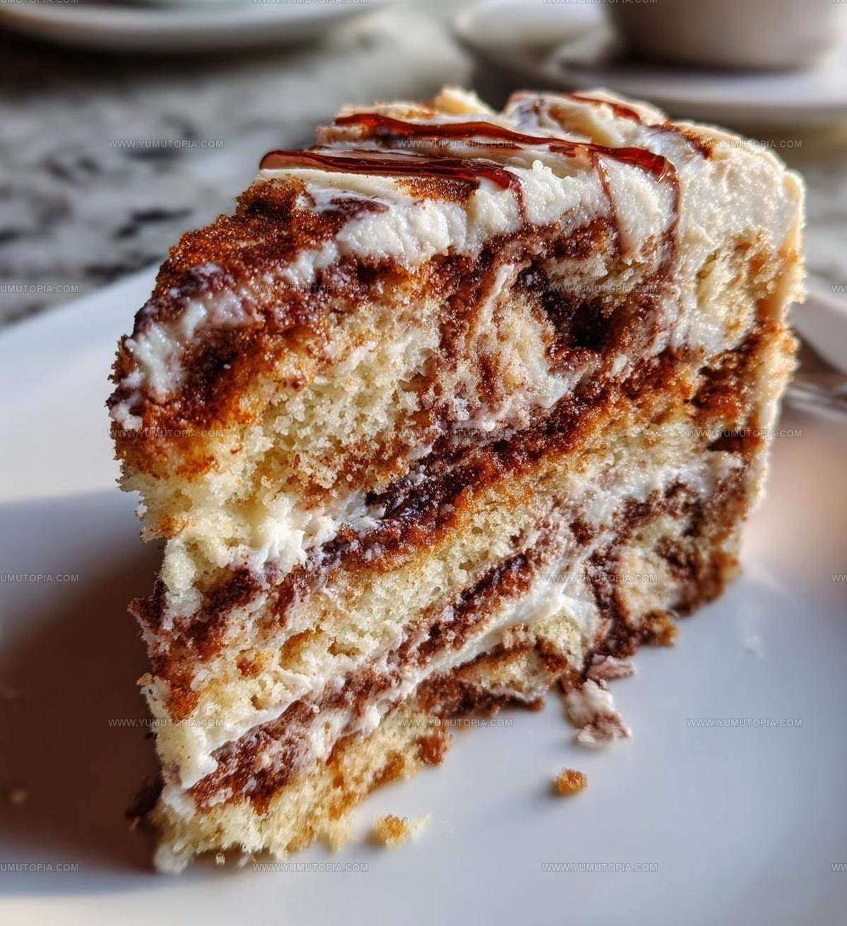Cinnamon Roll Layer Cake Recipe