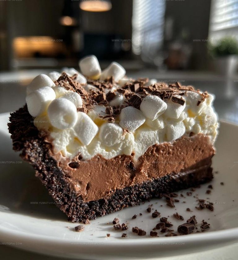Hot Chocolate Ice Box Pie Recipe