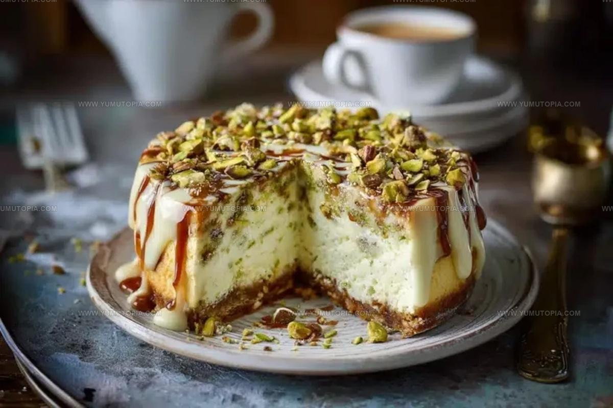 Pistachio White Chocolate Cheesecake Recipe