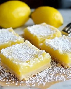 Lemon Pie Bars Recipe