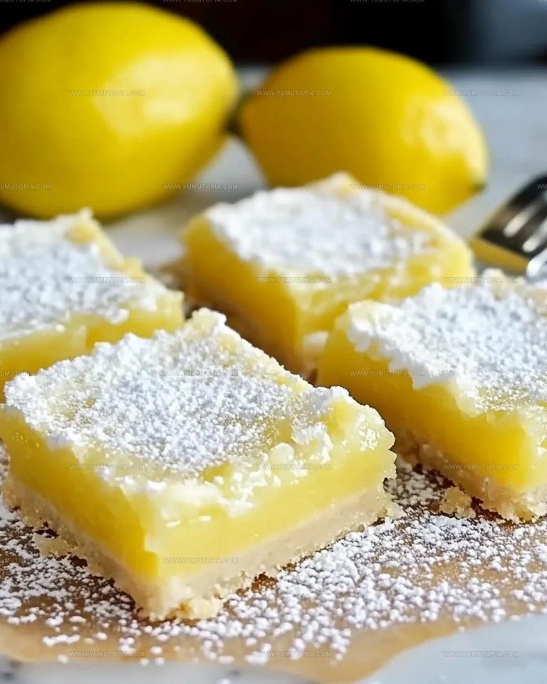 Lemon Pie Bars Recipe