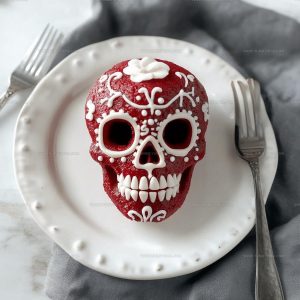 Red Velvet Skull Cakes Recipe