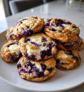 Swirled Blueberry Cheesecake Cookies Recipe