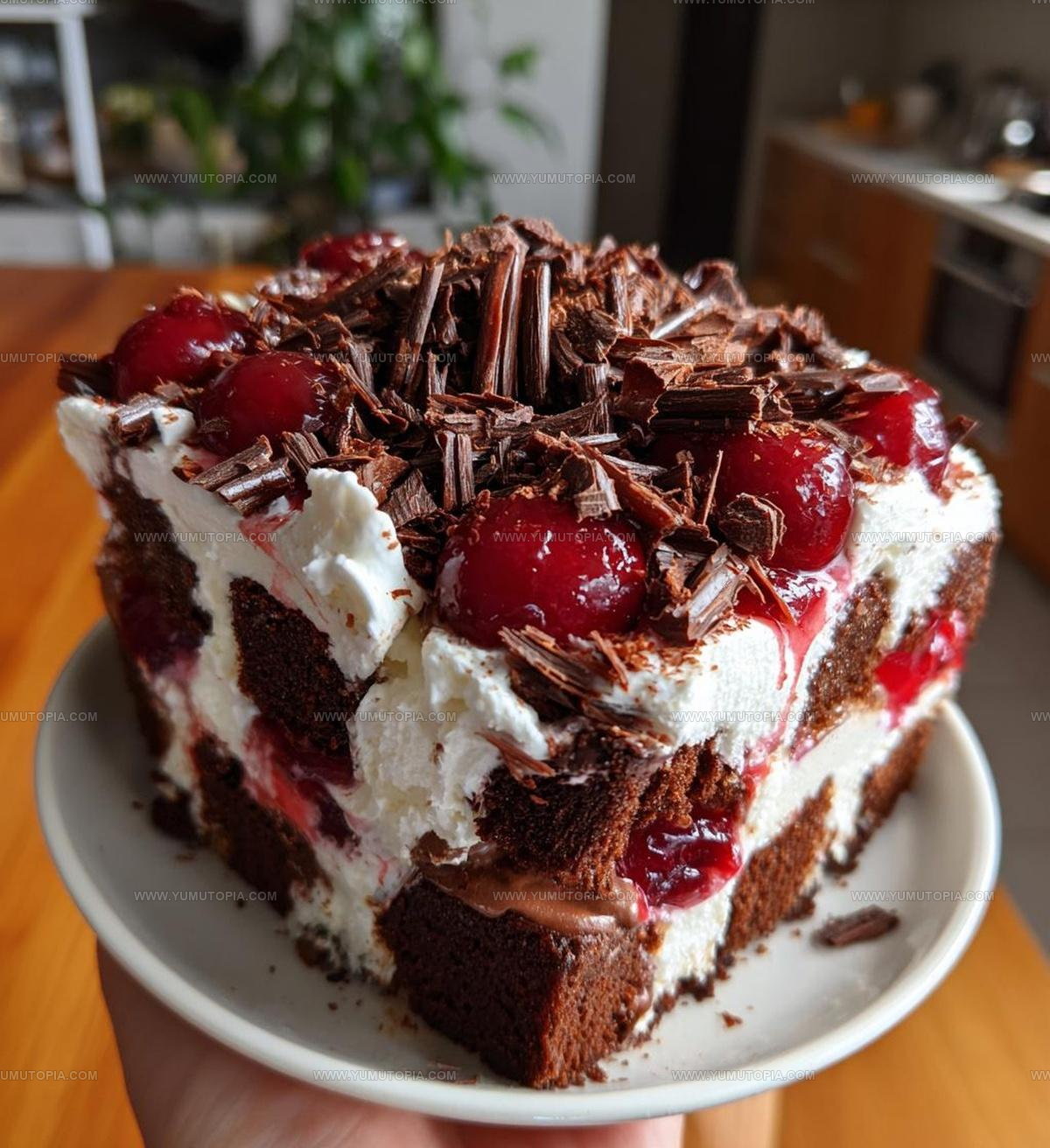 Cherry Layered Black Forest Trifle Recipe