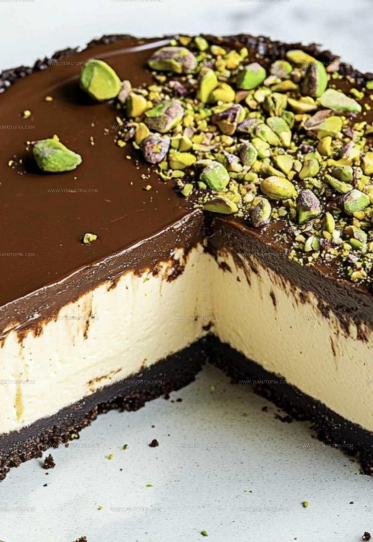 Chocolate Pistachio Cheesecake Recipe