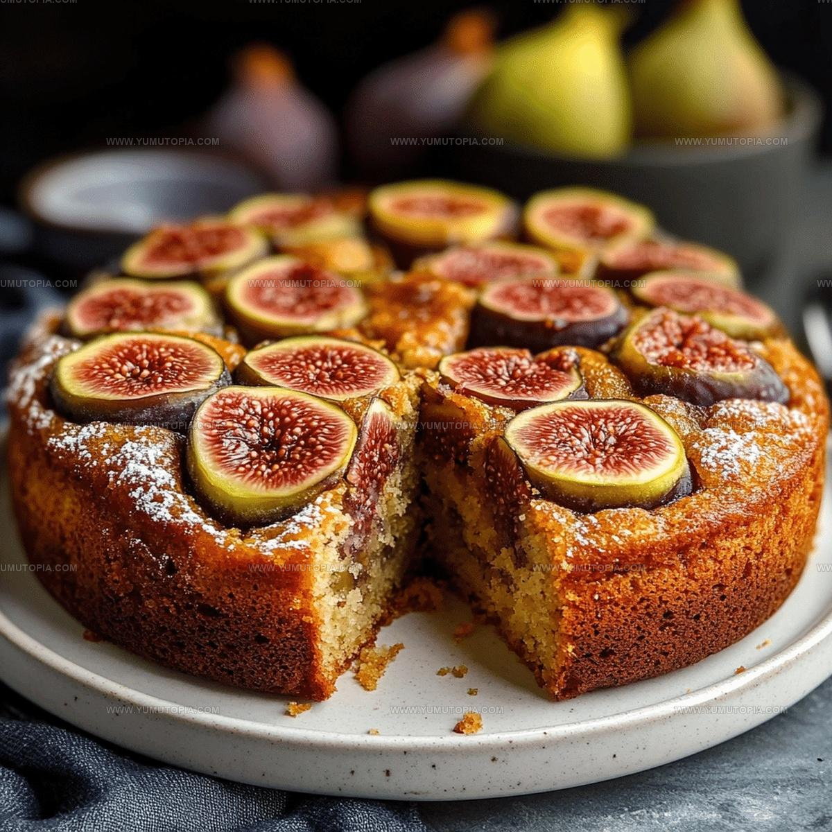 Soft Fresh Fig Cake Recipe