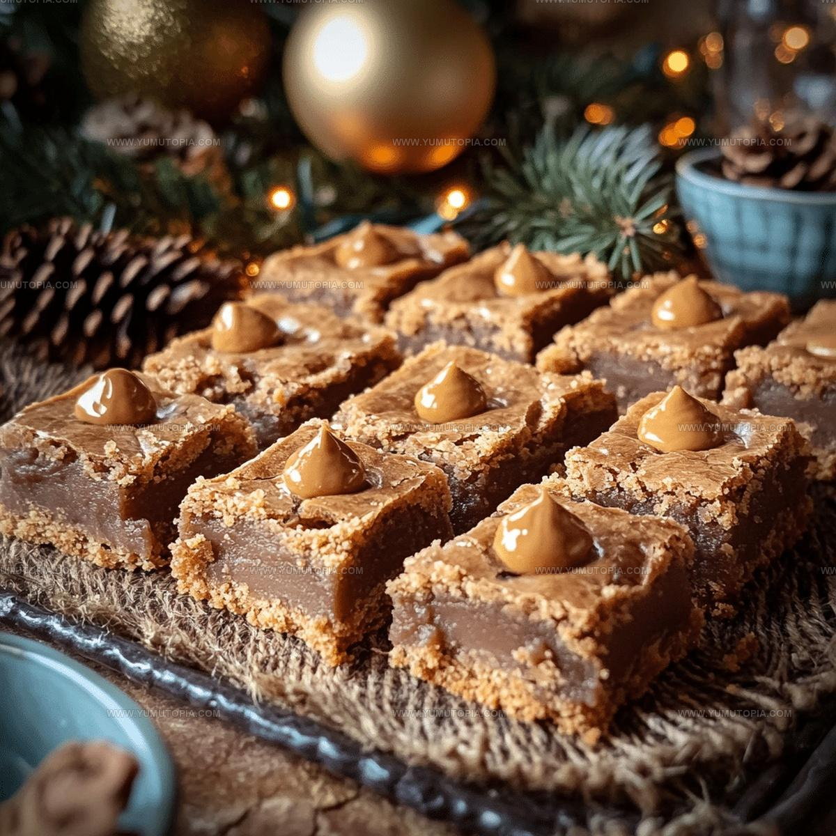 Gooey Peanut Butter Blossom Bars Recipe