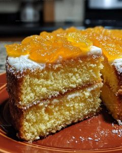 Tropical Mandarin Orange Pineapple Cake Recipe