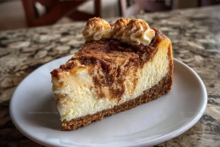 Cinnamon-Swirled Cinnamon Roll Cheesecake Recipe