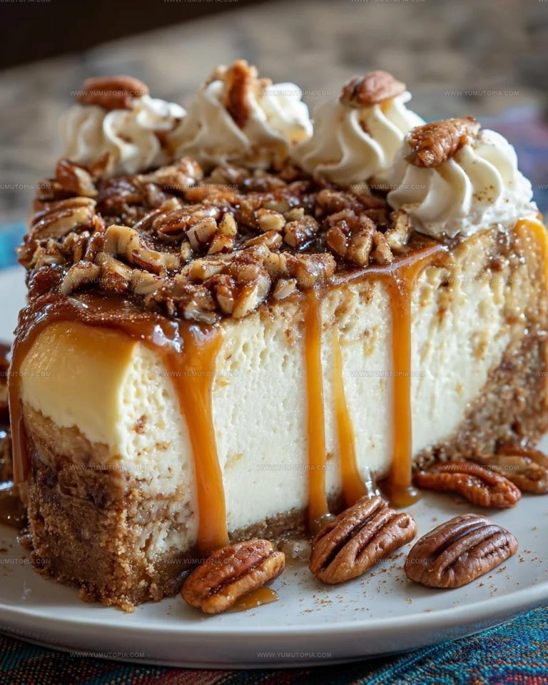 Browned Butter Pecan Cheesecake Recipe