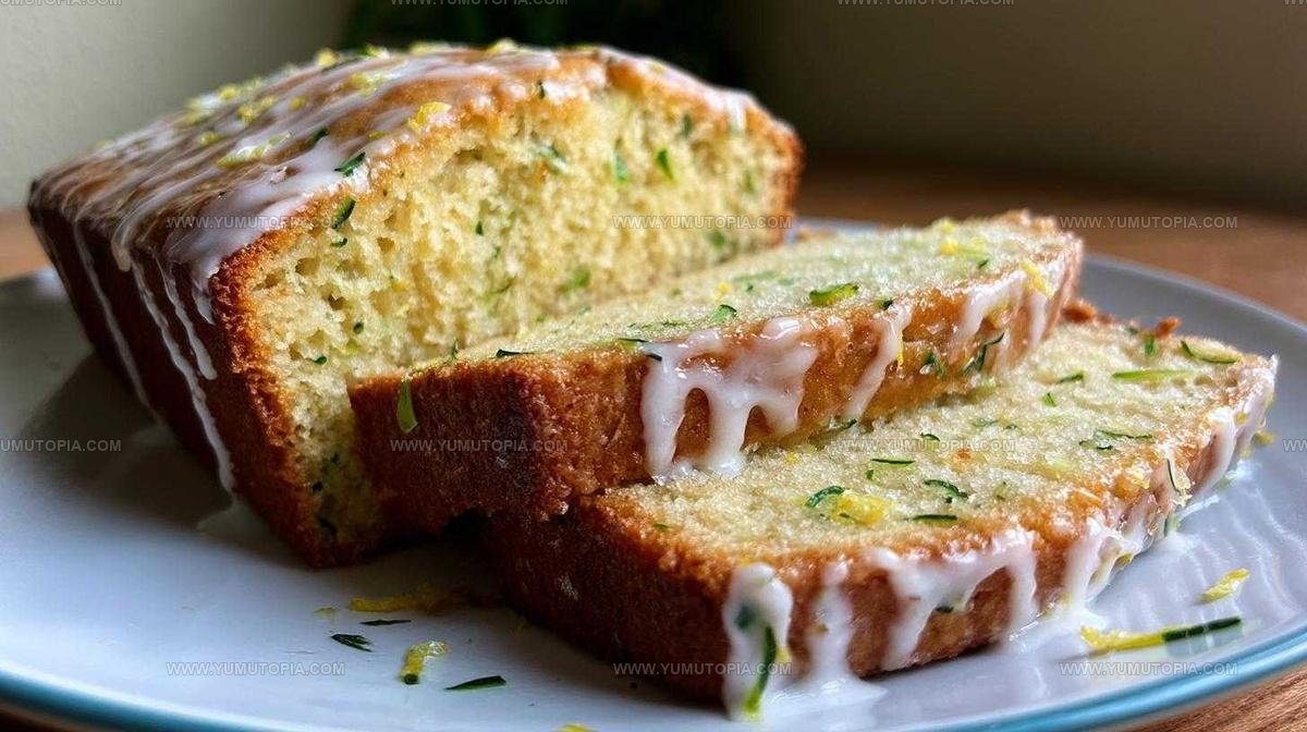 Moist Lemon Zucchini Bread with Lemon Glaze Recipe