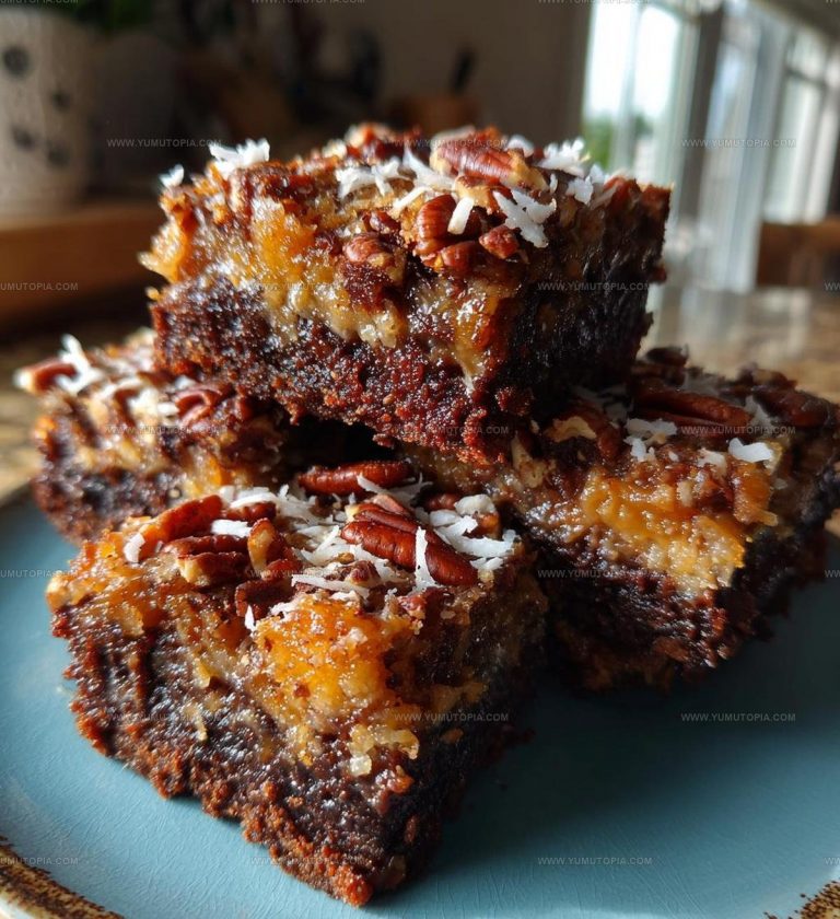German Chocolate Brownies Recipe