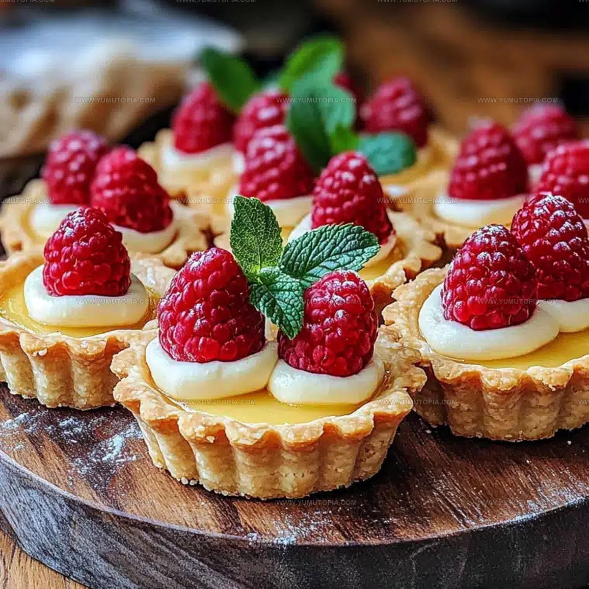 Bakery-Style Raspberry Vanilla Tarts Recipe