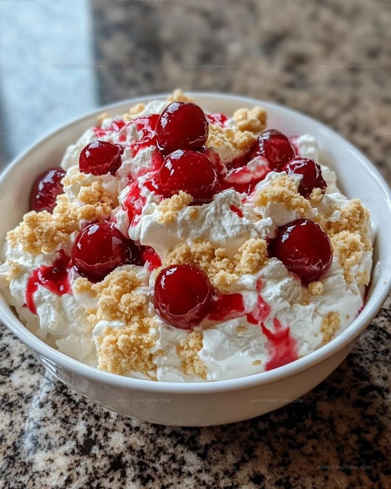 No-Bake Cherry Cheesecake Fluff Recipe