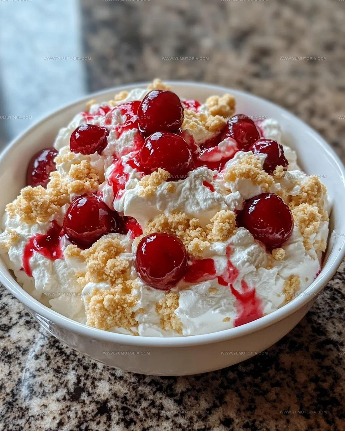 No-Bake Cherry Cheesecake Fluff Recipe