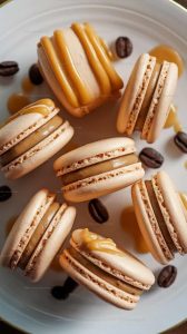 Caramel Coffee Macarons Recipe