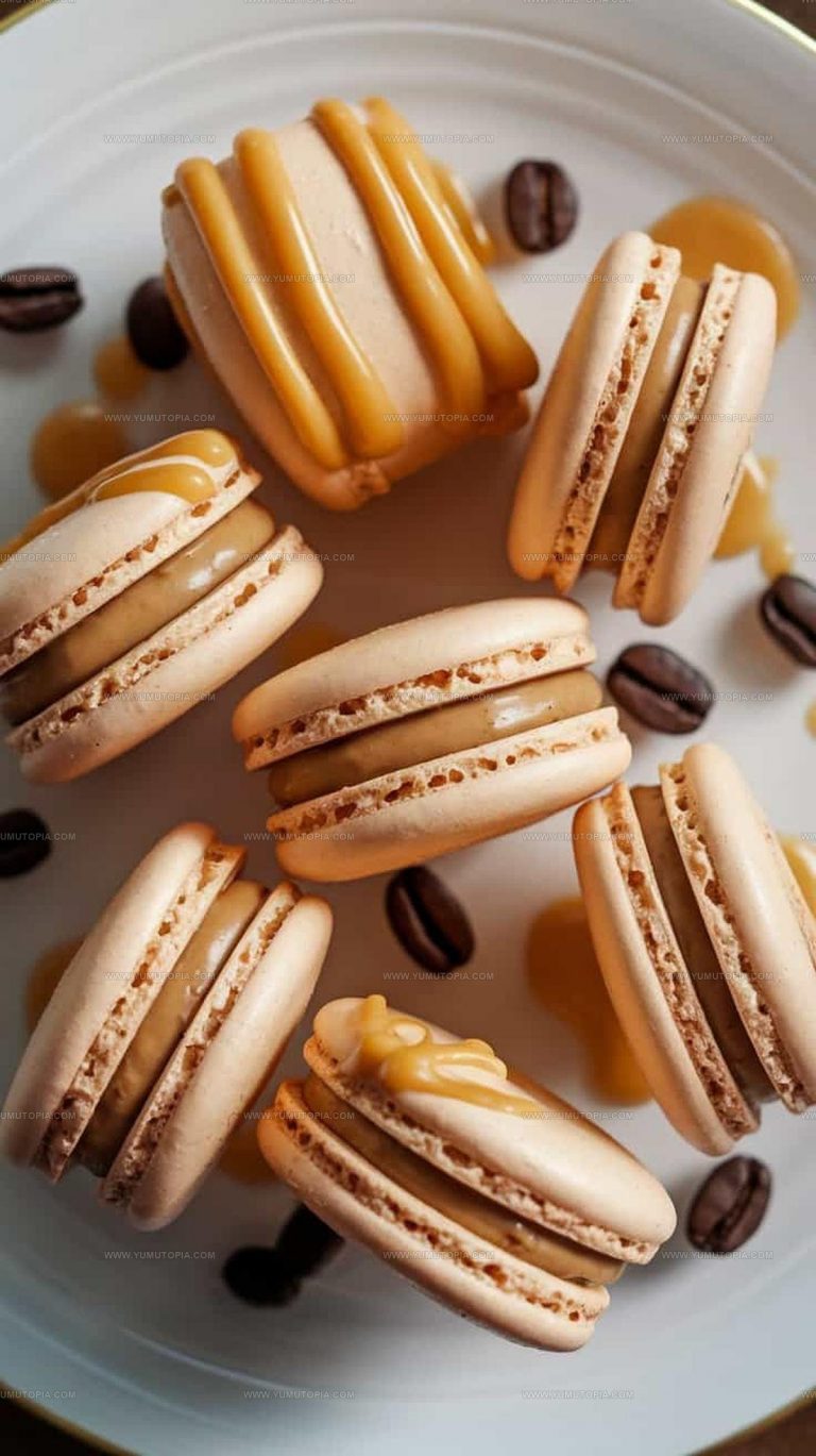 Caramel Coffee Macarons Recipe