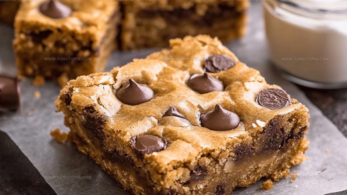 Tender Chocolate Chip Cookie Bars Recipe