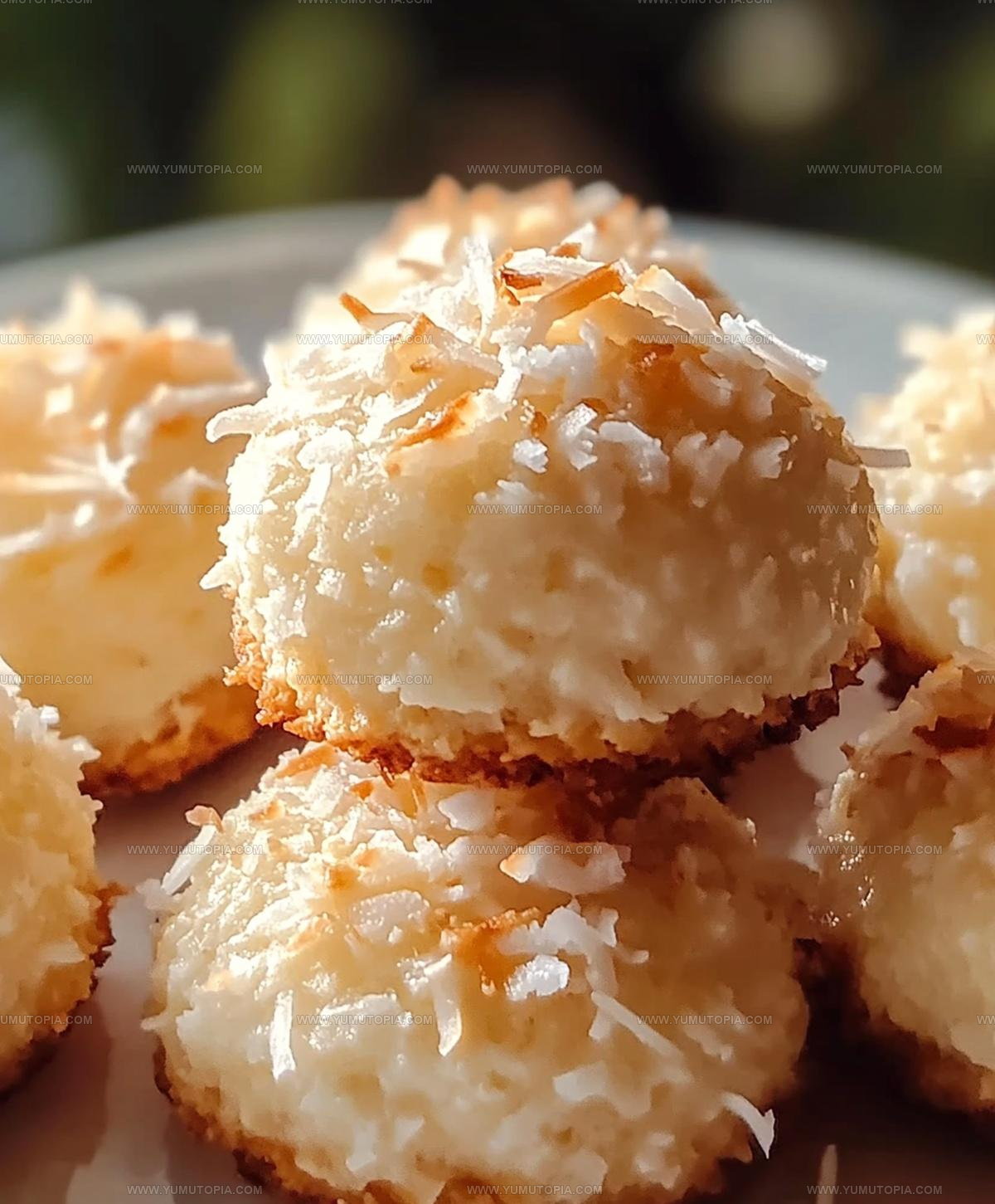 Lemon Coconut Cheesecake Cookies Recipe