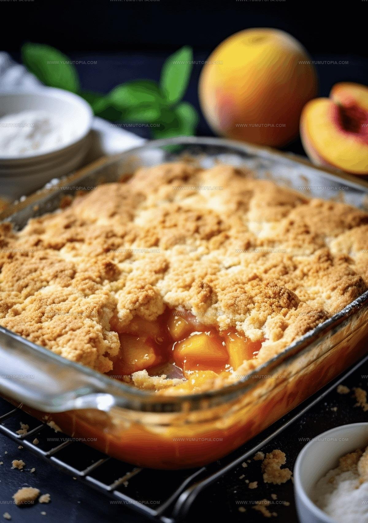 Classic Dessert Peach Cobbler Recipe