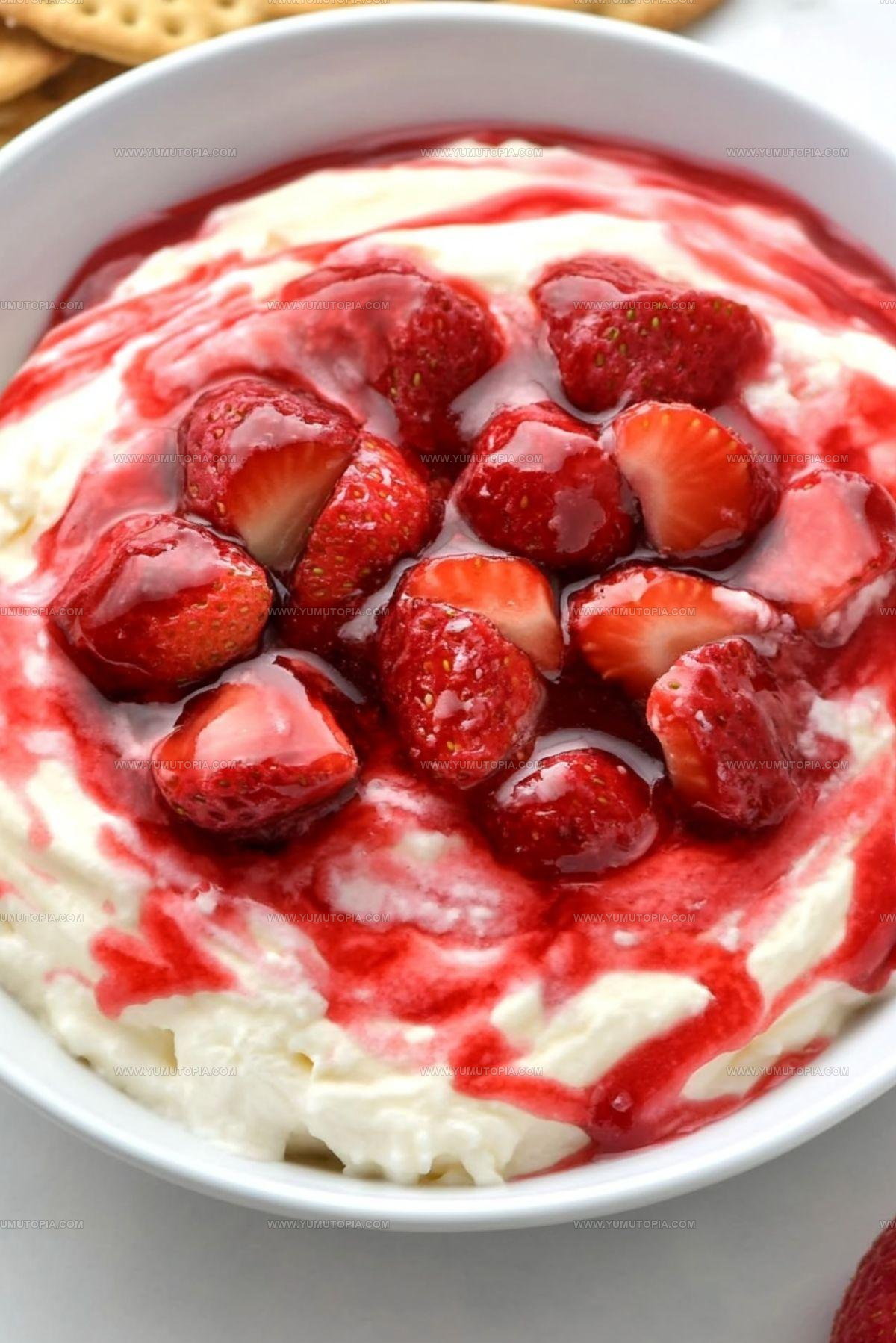 Whipped Strawberry Cheesecake Dip Recipe