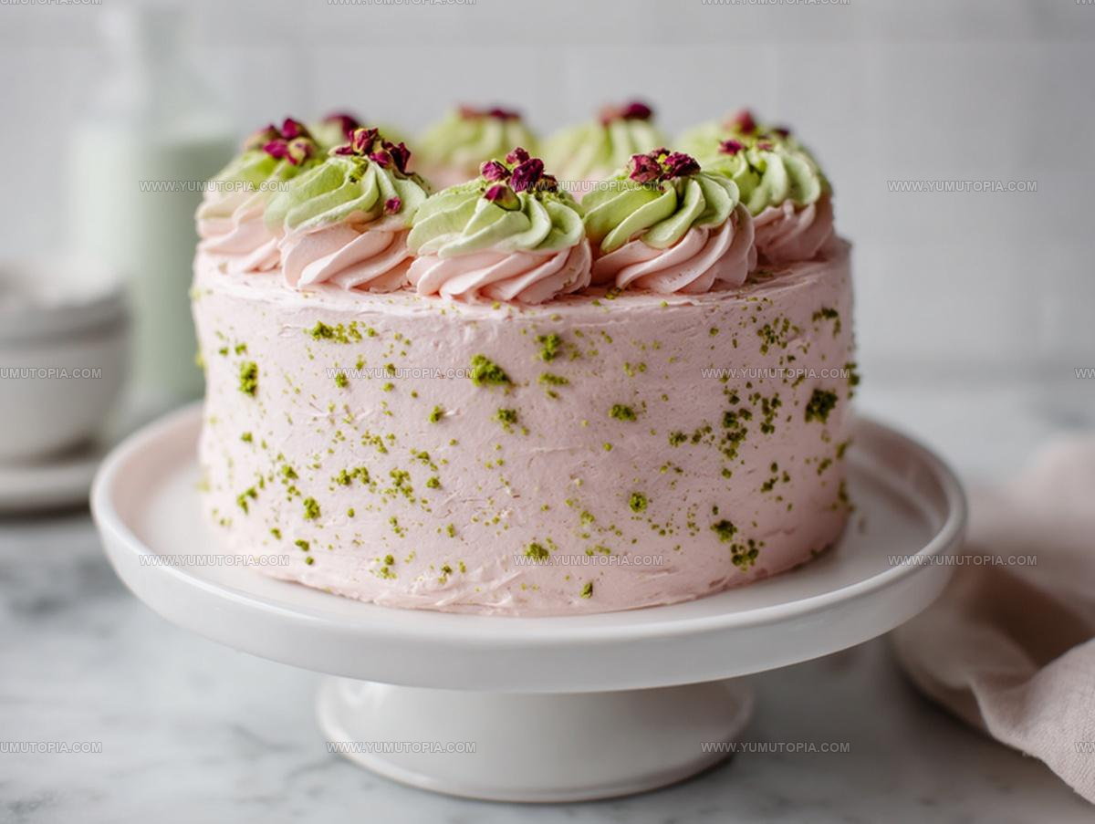 Strawberry Matcha Cake Recipe