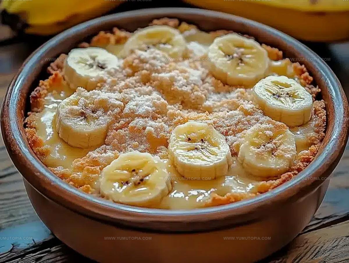 Self-Saucing Banana Bread Cobbler Recipe